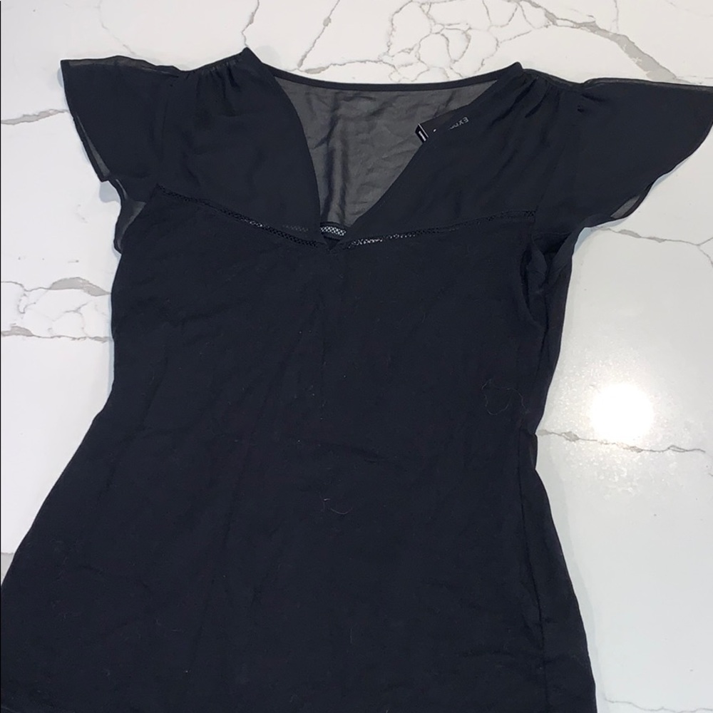 Express Black top NWT
